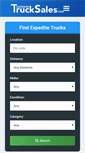 Mobile Screenshot of expeditetrucksales.com